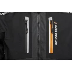 Chaqueta Savage Gear WP Performance Negro Tinta Gris -Pesca Equipos Tienda 57292 96 det 1 550x550w