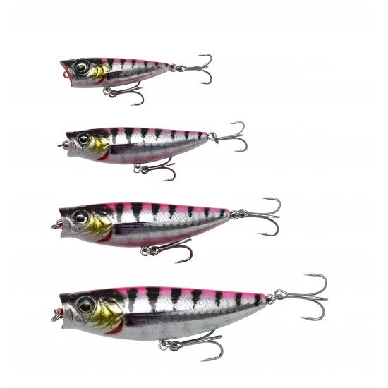 Savage Gear 3D Minnow Pop Walker 8cm 14g Barracuda Rosa Flotante PHP 4 Savage Gear 3D Minnow Pop Walker 8cm 14g Barracuda Rosa Flotante PHP - Imagen 2