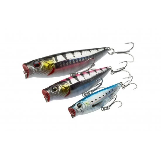 Savage Gear 3D Minnow Pop Walker 8cm 14g Barracuda Rosa Flotante PHP 5 Savage Gear 3D Minnow Pop Walker 8cm 14g Barracuda Rosa Flotante PHP - Imagen 3