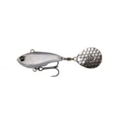 Savage Gear Fat Tail Spin 8cm 24g Hundimiento Blanco Plata