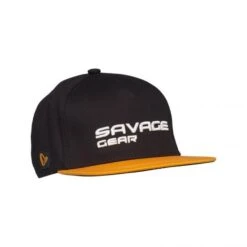 Gorra Savage Gear Flat Peak 3D Logo Negra
