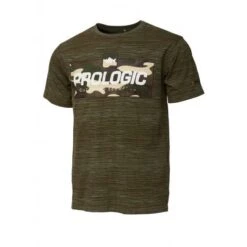 Camiseta Prologic Bark Print Verde Oliva Quemado