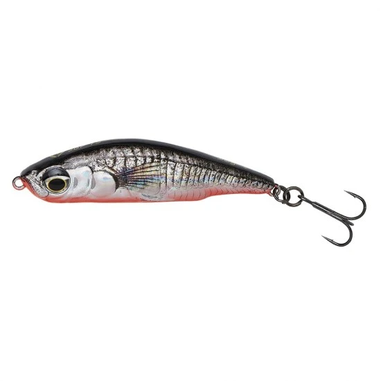 Savage Gear 3D Sticklebait Lápiz 7.5cm 17g Sinking Negro Rojo 3 Savage Gear 3D Sticklebait Lápiz 7.5cm 17g Sinking Negro Rojo