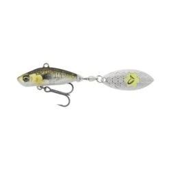 Savage Gear 3D Sticklebait Tailspin 6.5cm 9g Hundimiento Negro Plata