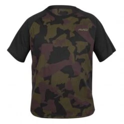 Camiseta Avid Carp Distortion Camo Lite