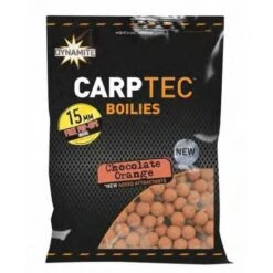 DYNAMITE BAITS Dinamita CarpTec Boilies Chocolate Naranja 1kg 20mm