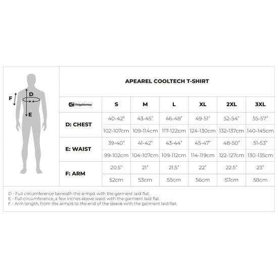 Camiseta RidgeMonkey APEarel CoolTech Gris 12 Camiseta RidgeMonkey APEarel CoolTech Gris - Imagen 10