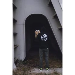 Sudadera Con Capucha Monkey Climber Día Y Noche Negra -Pesca Equipos Tienda DSC 5029 550x550h