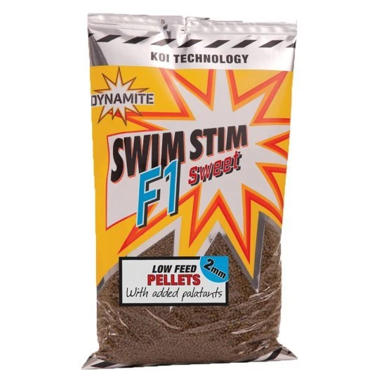 DYNAMITE BAITS Dinamita Swim Stim F1 Sweet Pellets 2mm 3 DYNAMITE BAITS Dinamita Swim Stim F1 Sweet Pellets 2mm