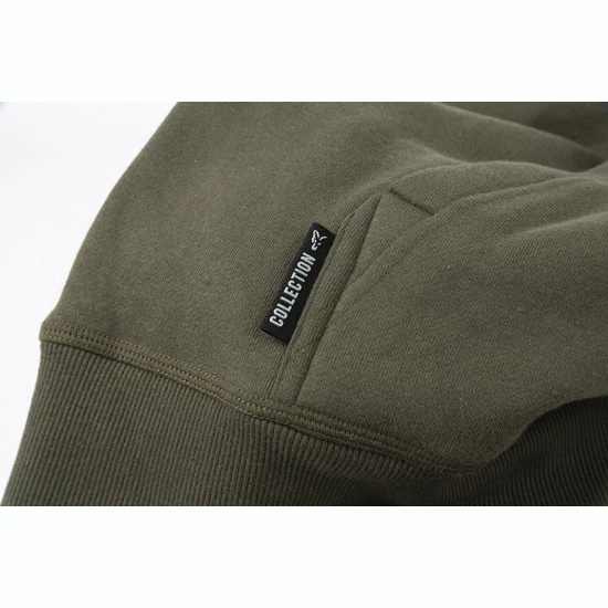 Fox Collection Sudadera Con Capucha Verde Y Plata 6 Fox Collection Sudadera Con Capucha Verde Y Plata - Imagen 4