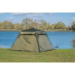 Solar SP Quick-Up Shelter Green MKII Con Suelo Resistente -Pesca Equipos Tienda IMG 7668 550x550w