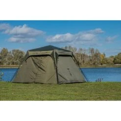 Solar SP Quick-Up Shelter Green MKII Con Suelo Resistente -Pesca Equipos Tienda IMG 7669 550x550w