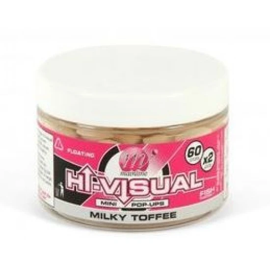 Mainline Hi-Visual Mini Pop-Ups White Milky Toffee 12 Mm 3 Mainline Hi-Visual Mini Pop-Ups White Milky Toffee 12 Mm