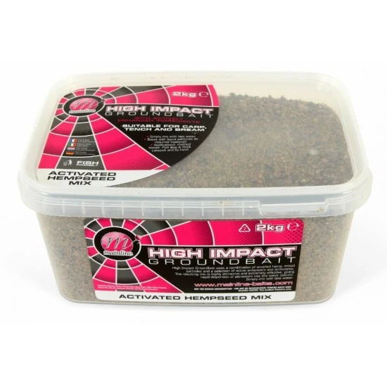 Mainline High Impact Groundbait Active Hempseed Mix 2kg 3 Mainline High Impact Groundbait Active Hempseed Mix 2kg