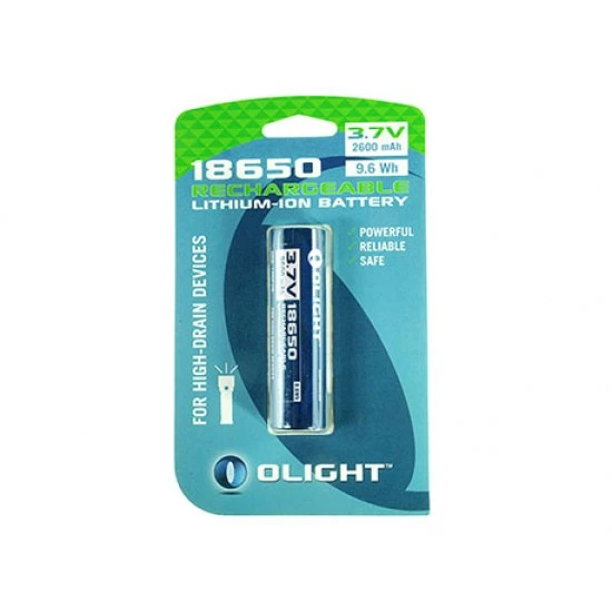 Batería Olight 18650 2600 MAh Para Serie M En Blíster 3 Batería Olight 18650 2600 MAh Para Serie M En Blíster