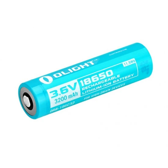 Batería Olight 18650 3200 MAh S2R S30RII R20 3 Batería Olight 18650 3200 MAh S2R S30RII R20