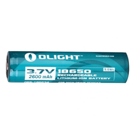 Batería Olight 18650 2600 MAh Para Serie M En Blíster 4 Batería Olight 18650 2600 MAh Para Serie M En Blíster - Imagen 2