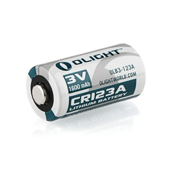 Batería De Litio Olight CR123A 3V 1600mAh 4 Batería De Litio Olight CR123A 3V 1600mAh - Imagen 2