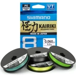 Shimano Line Kairiki 8 3000m 0.19mm 12.0kg Gris Acero