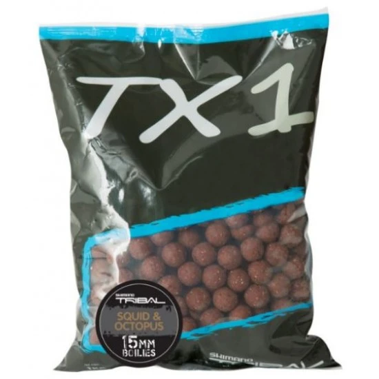 Shimano Tribal TX1 Boilies Calamar Y Pulpo 15mm 5kg 3 Shimano Tribal TX1 Boilies Calamar Y Pulpo 15mm 5kg