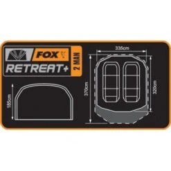 Fox Retreat Plus Bivvy Para 2 Personas Con Cúpula Interior -Pesca Equipos Tienda cum202b 550x550w