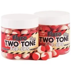 DYNAMITE BAITS Dinamita Fluro Two Tone Fresa Coco Pop-Ups 15mm