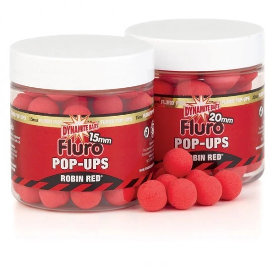 DYNAMITE BAITS Dinamita Robin Red Fluro Pop-Ups 15mm 3 DYNAMITE BAITS Dinamita Robin Red Fluro Pop-Ups 15mm