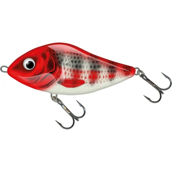 Salmo Slider Flotante 10cm Red Head Striper 3 Salmo Slider Flotante 10cm Red Head Striper