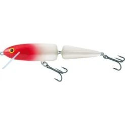 Salmo Pescado Blanco Articulado Flotante Edición Limitada 13cm Cabeza Roja